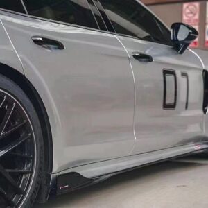 TAKD - PORSCHE PANAMERA 971 4 / 4S / TURBO DRY CARBON FIBRE SIDE SKIRTS