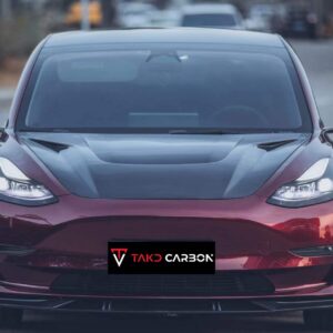 TAKD - TESLA MODEL 3 DRY CARBON FIBRE FRONT LIP