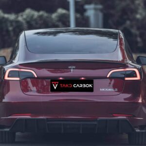 TAKD - TESLA MODEL 3 DRY CARBON FIBRE REAR SPOILER