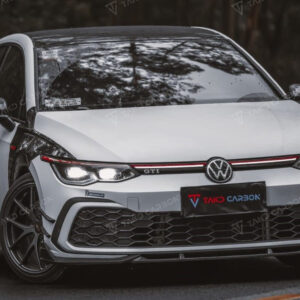 TAKD - VOLKSWAGEN GOLF MK8 GTI DRY CARBON FIBRE FRONT LIP