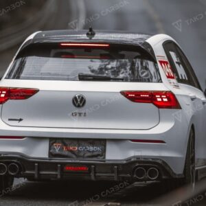 TAKD - VOLKSWAGEN GOLF MK8 GTI DRY CARBON FIBRE REAR DIFFUSER