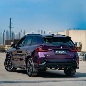 VTEN - BMW X1 / IX1 U11 2023+ PP GLOSS BLACK LED REAR DIFFUSER