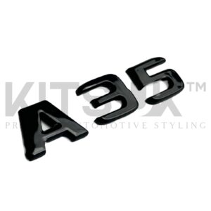 Mercedes A35 Gloss Black Tailgate Badge
