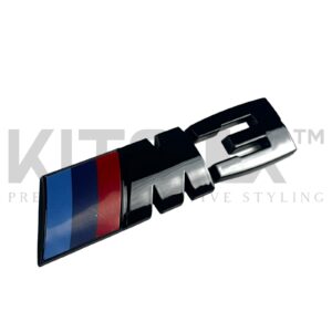 BMW M3 Black Tailgate Badge