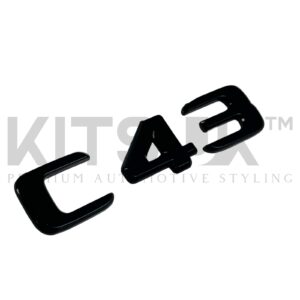 Mercedes C43 Gloss Black Tailgate Badge