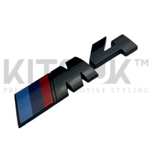 BMW M4 Black Tailgate Badge