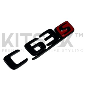 Mercedes C63/C63s Gloss Black Tailgate Badge
