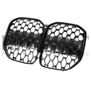 BMW G22, G23, G26 4 Series Grille Diamond Style 2020+ Gloss Black