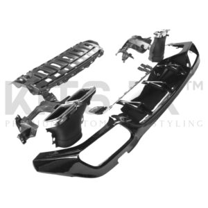 Mercedes W213 E-Class Gloss Black Diffuser & Tips