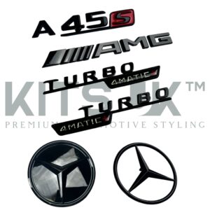 Mercedes A45/A45s Black Badge Package (WITH FRONT GRILLE STAR)