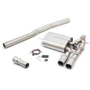 Mini (Mk3) JCW (F56 LCI 2) Facelift (2021-24) 3" Valved GPF Back Performance Exhaust