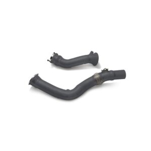 Armytrix Ceramic Coated Sport cat Down Pipe with 200 cpsi Catalytic Converters for BMW F80 M3 (Integrate with OE Valvetronic Control) (2014-2019)