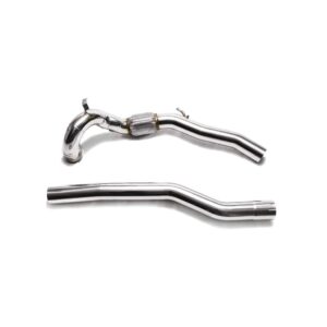 Armytrix High-flow Performance De-catted Down Pipe + Secondary Down Pipe With Cat Simulator (Fits NON-OPF Model) for Audi S3 8V Sportback (2013-2020)