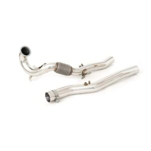 Armytrix High-flow performance de-catted down pipe + Secondary down pipe with cat simulator (Fits OPF Model) for Audi S3 8V Sportback (2013-2020)