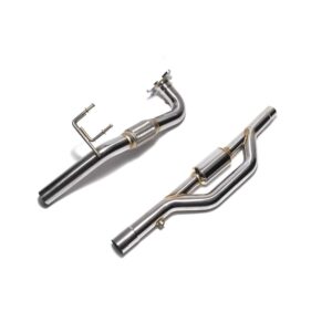 Armytrix High-flow Performance De-catted Down Pipe + Secondary Down Pipe With Cat Simulator for Audi TT 8J MK2 2WD 1.8/2.0 TFSI Coupe (2006-2014)