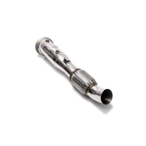 Armytrix High-flow performance de-catted down pipe with cat simulator for BMW F20/F21 M140i (2016-2019)