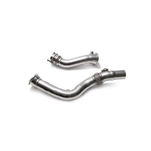Armytrix High-flow performance de-catted down pipe with cat simulator for BMW F87 M2 Competition (2019-2022)