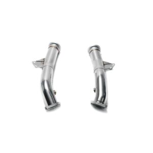 Armytrix High-flow Performance De-catted Down-Pipe with Cat-simulator "Left-Hand Drive" for Mercedes-AMG W205 C43 (2015-2022)