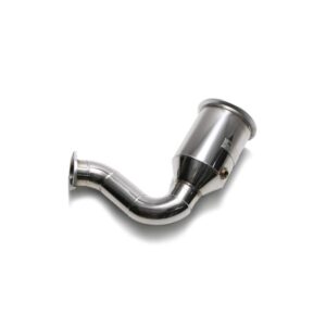 Armytrix High-flow Performance De-catted down pipe with Cat-simulator for Porsche Cayenne E3 3.0 Turbo (2018-Present)