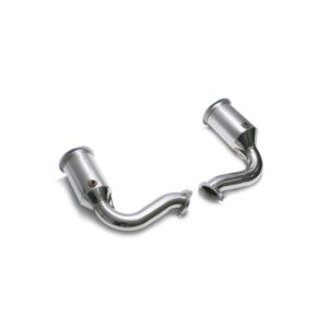 Armytrix High-flow Performance De-catted Down-pipe with Cat-simulator for Porsche Cayenne S E3 2.9 Turbo (2018-present)
