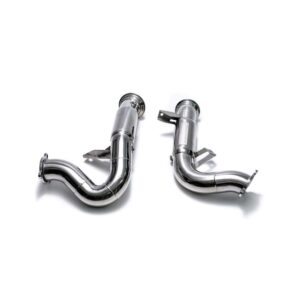 Armytrix High-flow Performance De-catted down pipe with Cat-simulator for Porsche Macan Turbo 3.6 V6 Turbo (2014-2018)