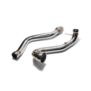 Armytrix High-flow Performance De-catted Down Pipe With Cat Simulator + Link Pipe for Mercedes-AMG W176 A45 (2013-2019)