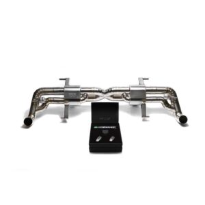 Armytrix X-pipe Mufflers + Valvetronic tail Pipe section + Wireless Remote Control Kits for Audi R8 MKI Facelift V8 4.2 FSI Coupe/Spider (2013-2015)