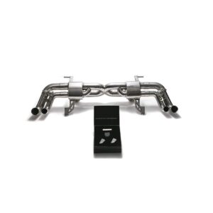 Armytrix Stainless Steel X-pipe mufflers + Valvetronic tail pipe section + Wireless remote control kits for Audi R8 MKI V10 5.2 FSI Coupe /Spider (2009-2012)