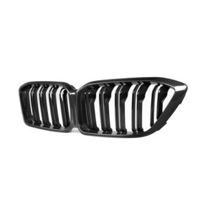 MHC+ BMW F87 M2 Competition Premium Front Grille In Pre Preg Carbon Fibre & Gloss Black (2018-2020)