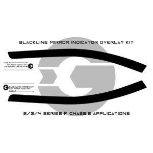 GoldenWrench BMW F Series Mirror Indicator Overlay Kit