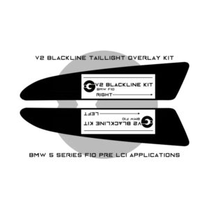 GoldenWrench BMW M5/5 Series Taillight Overlay Kit (F10)