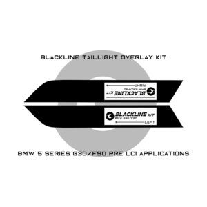 GoldenWrench BMW M5/5 Series Taillight Overlay Kit (F90/G30)