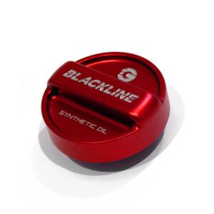 GoldenWrench Toyota GR Supra BLACKLINE Performance Oil Cap Cover In Red (A90)