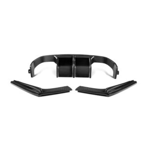 MHC+ BMW M3/M4 Aggressive 3 Piece Rear Diffuser Gloss Pre Preg Carbon Fibre (F80/F82/F83)