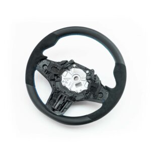 SHFT BMW G8X Round Steering Wheel In Alcantara & Leather (G80 M3, G82 M4 & G87 M2)