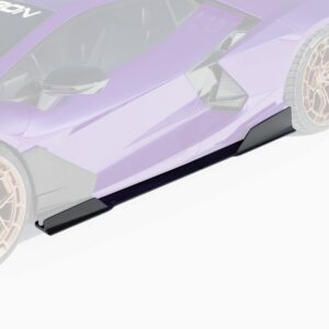 LAMBORGHINI REVUELTO CARBON FIBRE SIDE SKIRTS - CT DESIGN