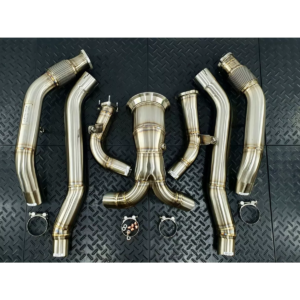 RedStar Exhaust Downpipe Resonator Delete for Audi C8 A6/A7 55TFSI