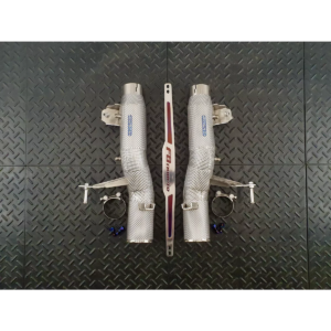 RedStar Exhausts Straight Race Exhaust For - Ferrari F8 Tributo