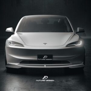 FUTURE DESIGN - TESLA MODEL 3 HIGHLAND 2024+ CARBON FIBER FRONT LIP