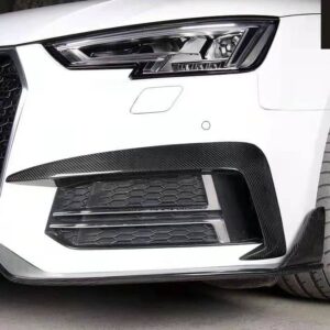 KARBEL - AUDI A4 / S4 B9 CARBON FIBRE FRONT BUMPER TRIM / VALANCES