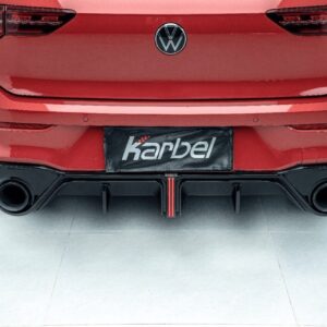 KARBEL - VOLKSWAGEN GOLF GTI MK8 GLOSS BLACK REAR LED DIFFUSER