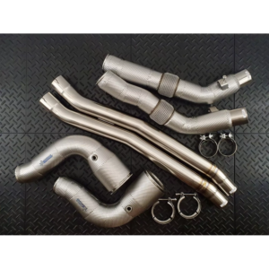 RedStar Exhausts Downpipe Resonator Delete system For - Porsche Cayenne S V8