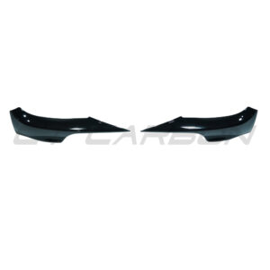 BMW 3 SERIES E92/E93 2006-2009 PRE-LCI GLOSS BLACK CORNER SPLITTERS