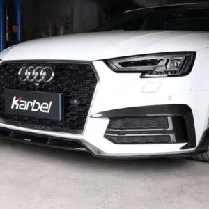 KARBEL - AUDI A4 /S4 B9 2017-18 DRY CARBON FIBER FRONT BUMPER VALANCES