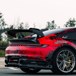 TAKD - PORSCHE 911 922 CARRERA/4/S/4S DRY CARBON FIBER REAR DIFFUSER EXTENSION