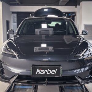KARBEL - TESLA MODEL 3P PERFORMANCE HIGHLAND DRY CARBON FIBER FRONT LIP